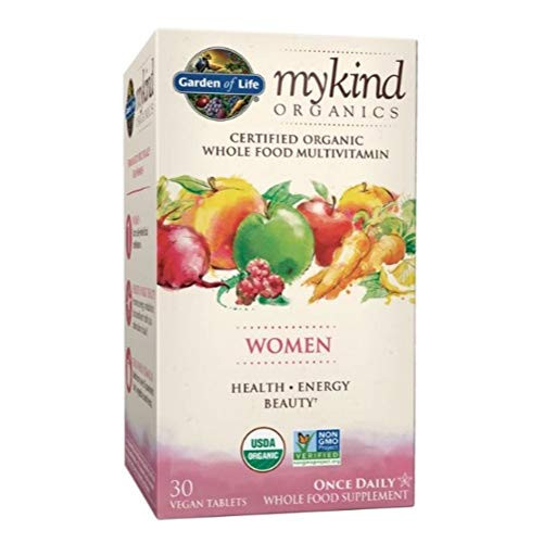 Garden of Life mykind Organics Women Once Daily Whole Food 60 Vegan Tablets Health Energy Beauty Multivitamin Garden of Life mykind Organics Women Once Daily Whole Food 60 Vegan Tablets Health Energy Beauty Multivitamin