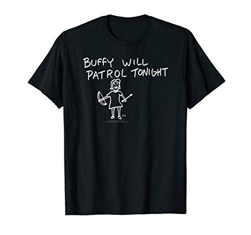 Buffy the Vampire Slayer Buffy Will Patrol Tonight T-Shirt
