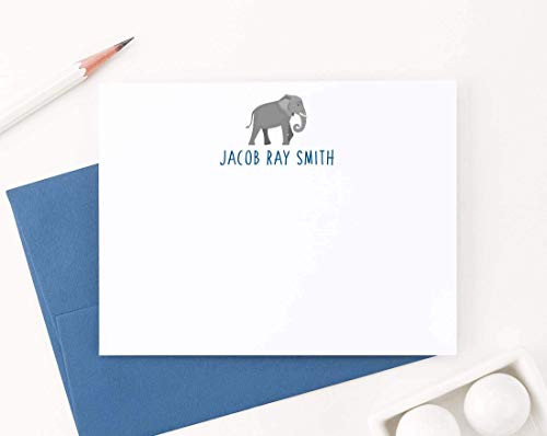 Personalized Elephant Baby Thank you cards Elephant Thank you cards Baby Shower Boy Personalized Baby Shower Thank You Cards Your Choice of Colors and Quantity