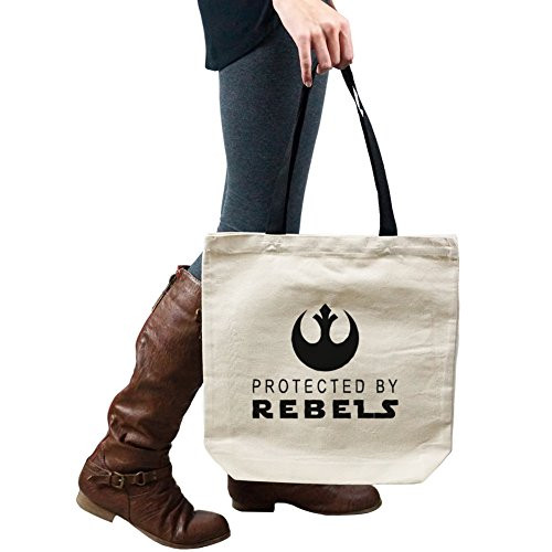 Protected By Rebels Alliance Star Wars Inspired Tote Handbag Shoulder Bag Purse