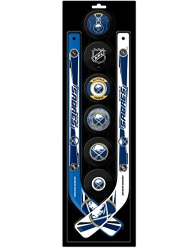 NHL Buffalo Sabres Mini Hockey Stick Foam Puck Play Set