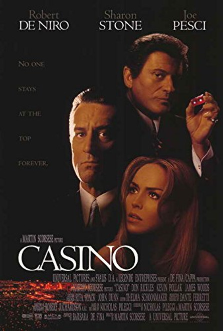 Casino Movie POSTER 27 x 40 Robert De Niro Joe Pesci A MADE IN THE U.S.A. Casino Movie POSTER 27 x 40 Robert De Niro Joe Pesci A MADE IN THE U.S.A.