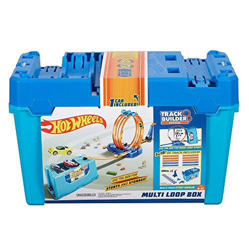 Hot Wheels Track Builder Multi Loop Box Playset