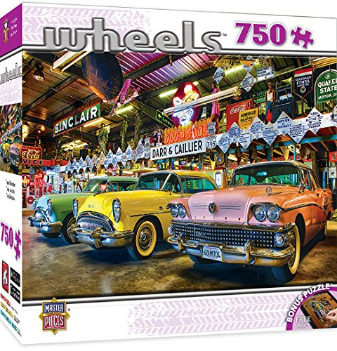MasterPieces Wheels Collection Three Beauties Jigsaw Puzzle, 750-Piece