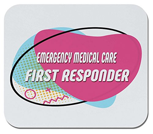 Makoroni - Emergency Medical Care First Responder - Non-Slip Rubber Gaming Office Mousepad w8