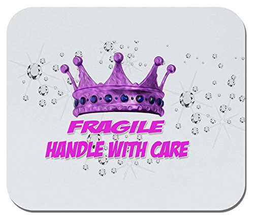 Makoroni - Fragile Handle with Care - Non-Slip Rubber Gaming Office Mousepad l94