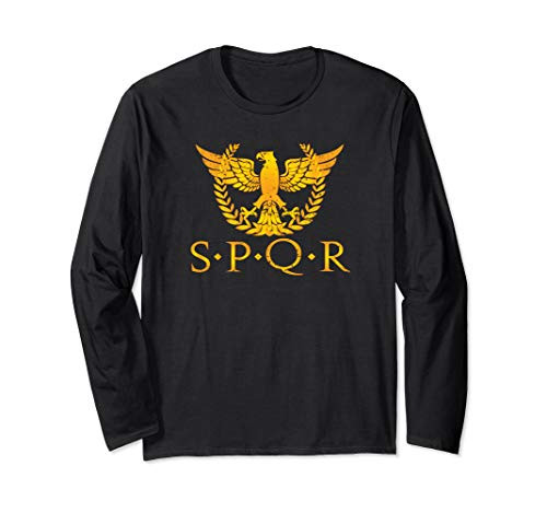 SPQR Long Sleeve T-shirt Senatus Populusque Romanus