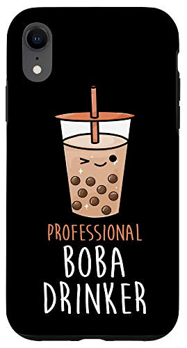 iPhone XR Boba Tea Mix Fun Cute Kawaii Bubble Milk Tea Case