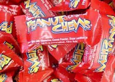 Peanut Chews - Goldenbergs Original  Dark Chocolate  Minis-3 lbs