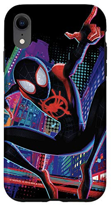 iPhone XR Marvel Spider-Man Into the Spider-Verse Miles Morales City Case