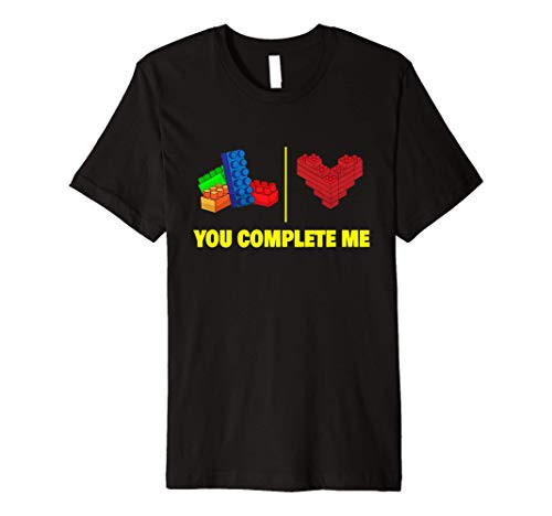 Toy Blocks Video Gamer Gift Mens Boys Valentines Day Premium T-Shirt