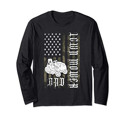Lawn Mower Dad funny Garden Lawn Mowing Long Sleeve T-Shirt