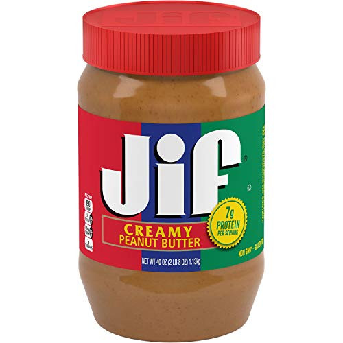 Jif Creamy Reduced Fat Peanut Butter Spread 40-Ounce  Pack of 2