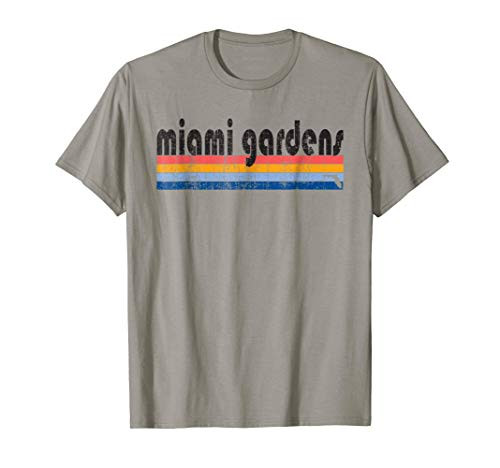 Vintage 80s Style Miami Gardens FL T-Shirt