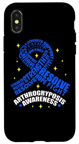 iPhone X XS Arthrogryposis Awarenes Care Warrior Survivor Case