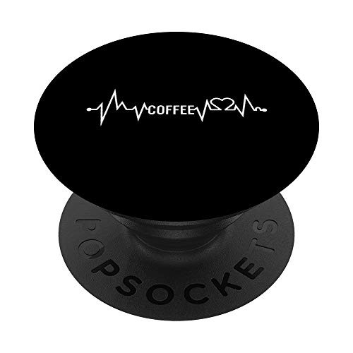 Coffee Heartbeat Life Line Caffeine Love Addiction Mom Life PopSockets Grip and Stand for Phones and Tablets Coffee Heartbeat Life Line Caffeine Love Addiction Mom Life PopSockets Grip and Stand for Phones and Tablets