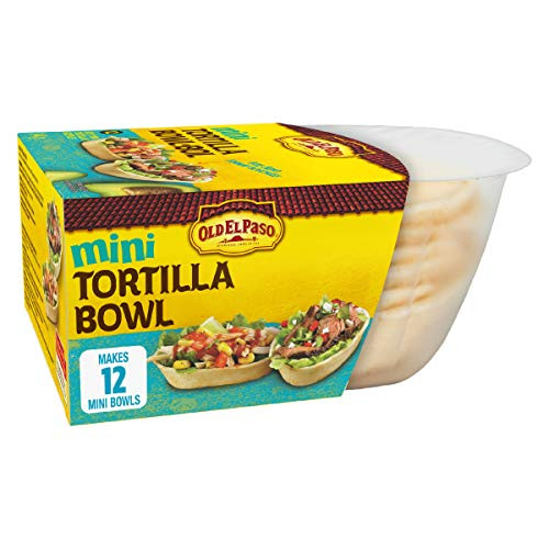 Old El Paso Mini Tortilla Bowls 144g 5.1 oz.  Imported from Canada