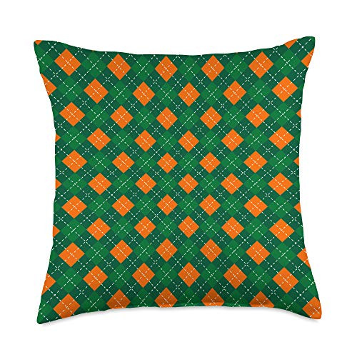 St. Patricks Day Decor Gift St. Patricks Day Decor Green lucky Irish Throw Pillow 18x18 Multicolor