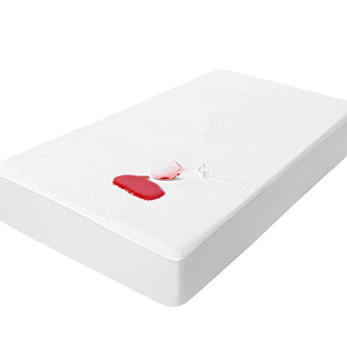 NTBAY Cotton Terry Waterproof Mattress Protector Hypoallergenic and Breathable Mattress Pad Cover 14 Inches Deep Pocket Full NTBAY Cotton Terry Waterproof Mattress Protector Hypoallergenic and Breathable Mattress Pad Cover 14 Inches Deep Pocket Full