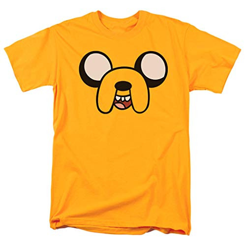 Adventure Time Jake The Dog Cartoon Network T Shirt  and  Stickers  Small  Yellow