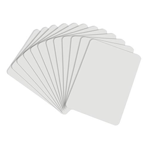 Dry Erase Lapboards   12 pc Classroom Pack Mini Lapboards - 9 inch  x 12 inch  Double Sided Small White Boards for Students Teacher Supplies
