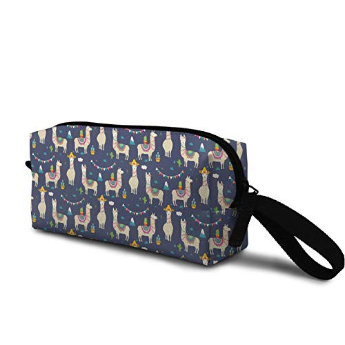 Cute cartoon llama alpaca Cosmetic Bag Cute Travel Makeup Bag Pouch Organizer Gift for Women Girls Cute cartoon llama alpaca Cosmetic Bag Cute Travel Makeup Bag Pouch Organizer Gift for Women Girls