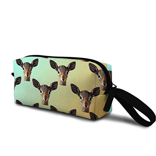 Colorful pattern of deers Cosmetic Bag Fashion Travel Makeup Bag Pouch Organizer Gift for Women Girls Colorful pattern of deers Cosmetic Bag Fashion Travel Makeup Bag Pouch Organizer Gift for Women Girls