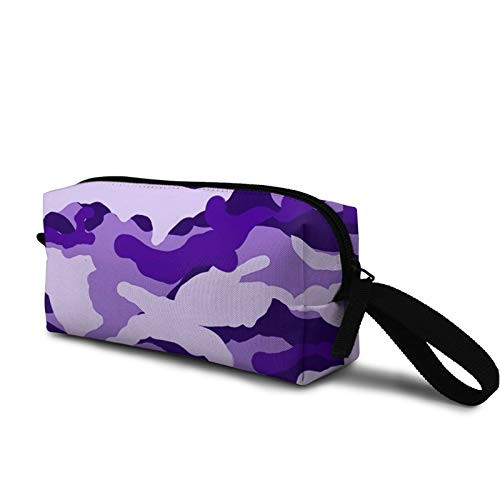 Purple Camouflage Cosmetic Bag Fashion Travel Makeup Bag Pouch Organizer Gift for Women Girls Purple Camouflage Cosmetic Bag Fashion Travel Makeup Bag Pouch Organizer Gift for Women Girls