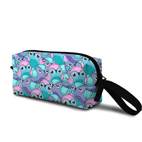 Childlike Bird Print Cosmetic Bag Fashion Travel Makeup Bag Pouch Organizer Gift for Women Girls Childlike Bird Print Cosmetic Bag Fashion Travel Makeup Bag Pouch Organizer Gift for Women Girls