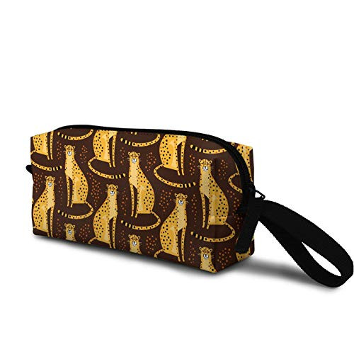 cheetahs leopards Cosmetic Bag Durable Travel Makeup Bag Pouch Organizer Gift for Women Girls cheetahs leopards Cosmetic Bag Durable Travel Makeup Bag Pouch Organizer Gift for Women Girls