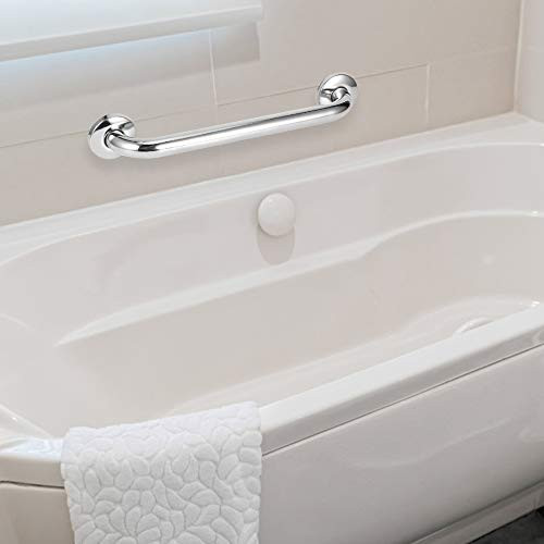 Oyunngs Bathroom Grab Bar Stainless Steel Bath Grab Bar Anti-Slip Safety Handrail Shower Safety Handle for Bathtub Toilet 44.5cm