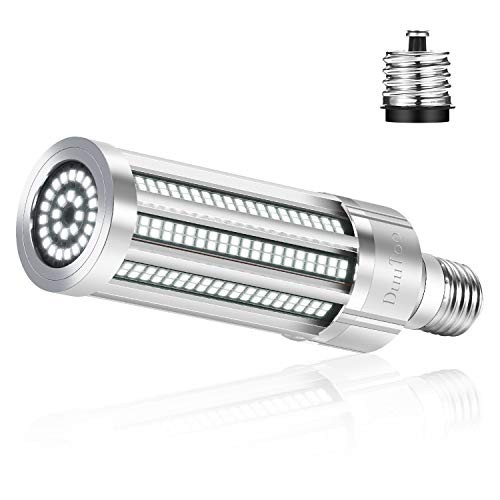 DuuToo 25W Super Bright Corn LED Light Bulb Fanless 250 Watt Equivalent  - E26 E39 Mogul Base LED Bulb - 6000K Daylight 3000 Lumens for Large Area Residential and Commercial Ceiling Lighting