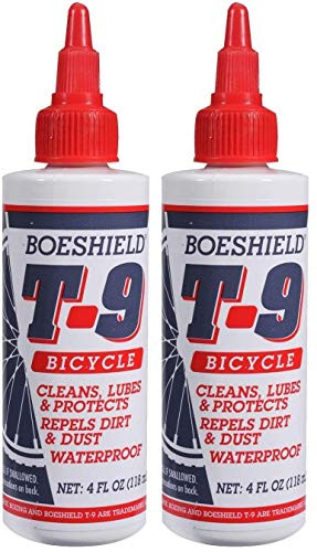 Boeshield T-9 Bicycle Chain Waterproof Lubricant and Rust Protection 4 oz Liquid Original Version  122183   1 ?wo ?ack