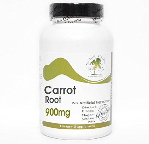 Carrot Root 900mg ~ 90 Capsules - No Additives ~ Naturetition Supplements