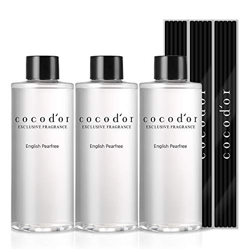 Cocodor Reed Diffuser Oil Refill English Pearfree 6.7oz 200ml  3 Pack