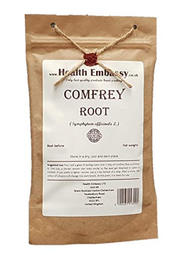 Comfrey Root  Symphytum officinale L.  - Health Embassy - 100 percent Natural  100g