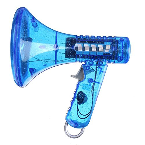 Kids Multi Voice Changer - Blue Color - Change Your Voice In A Couple Different Voice Modifiers, For Boys And Girls Of All Age, Parties, Cinco De Mayo, Christmas, Events - By Kidsco