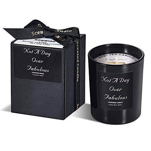 Not a Day Over Fabulous Lavender Scented Candles- Birthday Gifts for WomenBest Friends Mom Grandma Sister Daughter Wife Not a Day Over Fabulous Lavender Scented Candles- Birthday Gifts for WomenBest Friends Mom Grandma Sister Daughter Wife