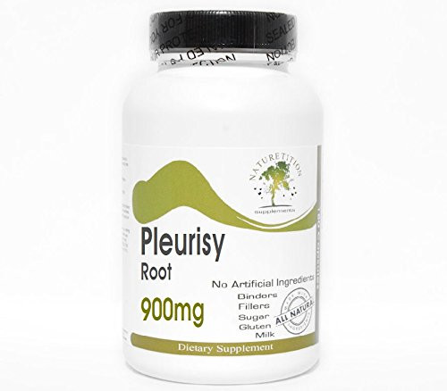 Pleurisy Root 900mg ~ 90 Capsules - No Additives ~ Naturetition Supplements