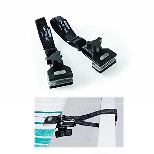 RV Awning De-Flapper Rust Proof Chemically Resistant Fastener Strap - 2pk