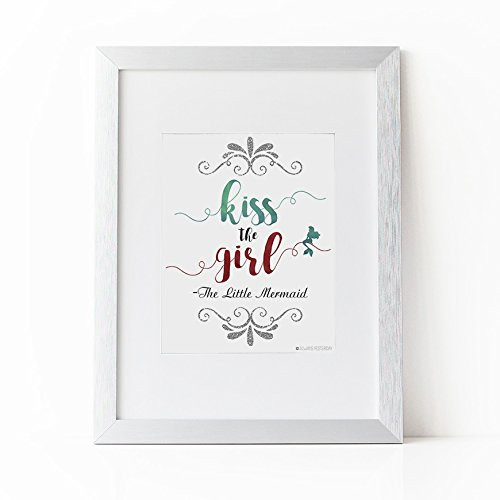 Kiss The Girl The Little Mermaid Artwork Disney Princess Wall Art Little Mermaid Birthday Little Mermaid Print Disney Home Decor Ariel Printable Ariel Quote Kiss The Girl The Little Mermaid Artwork Disney Princess Wall Art Little Mermaid Birthday Little Mermaid Print Disney Home Decor Ariel Printable Ariel Quote