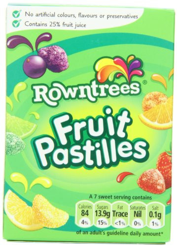 Rowntrees Fruit Pastilles Carton 4.4000-ounces  Pack of6