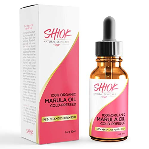VIRGIN MARULA LUXURY FACIAL OIL - Gluten-Free Vegan  and  Anti-Aging Skin Care and Face Moisturizer. 100 percent Organic. Reduces Fine Lines Wrinkles and Blotchiness while improving skin elasticity.