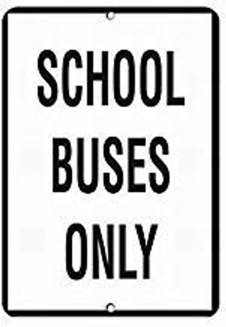 TAN550 School Bus Only Activity Warning Signs Private Property Tin Metal Warning Sign Safety Notice Sign Wall Decor 8 inch x12 inch  School Warning Signs