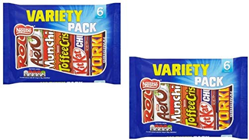 British Chocolate Variety Mix. Rolos Aero Munchies Toffee Crisp Kit Kat Yorkie  2 Pack