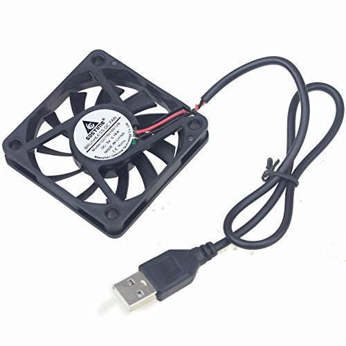 GDSTIME 60x60x10mm 60mm Quiet Mini 5v Brushless PC Computer Cooling fan