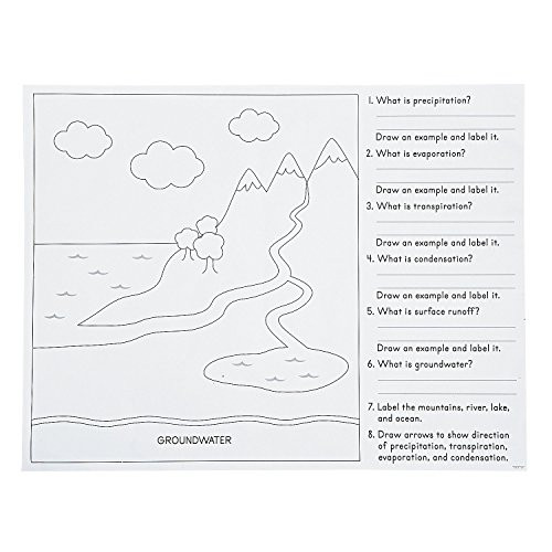 Fun Express Cyo All About The Water Cycle - 30 Pieces - Educational and Learning Activities for Kids Fun Express Cyo All About The Water Cycle - 30 Pieces - Educational and Learning Activities for Kids