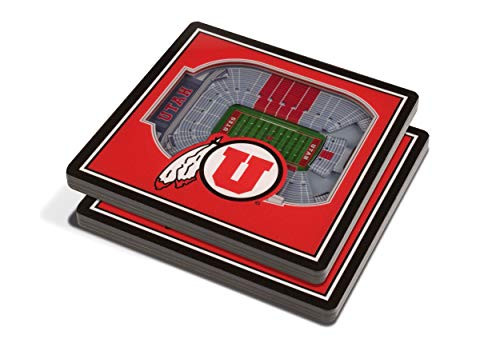 NCAA Utah Utes 3D StadiumViews Coasters