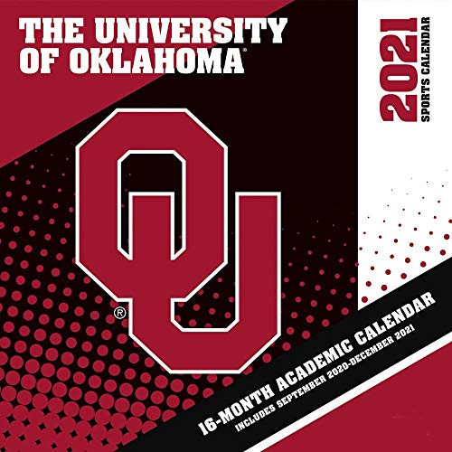 Turner Licensing 2021 COL Oklahoma Sooners Mini Wall Calendar
