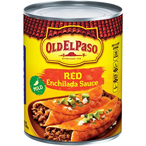 Old El Paso Enchilada Sauce Mild Red 6 Cans 28 oz